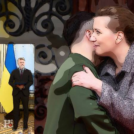 Mette Frederiksens mand har fået en pris af Zelenskyj