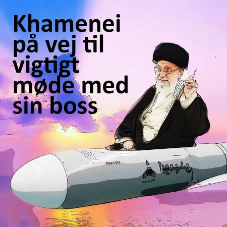 Irans religiøse leder på vej til evig fred